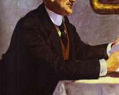 鲍里斯 克斯托依列夫 : Portrait of the Artist Igor Grabar (1871-1960)
